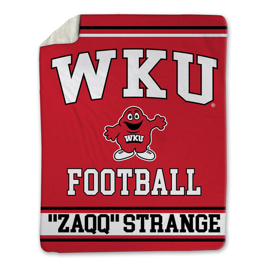 Western Kentucky - NCAA Football : Sharlandiin "Zaqq" Strange - Blanket-0