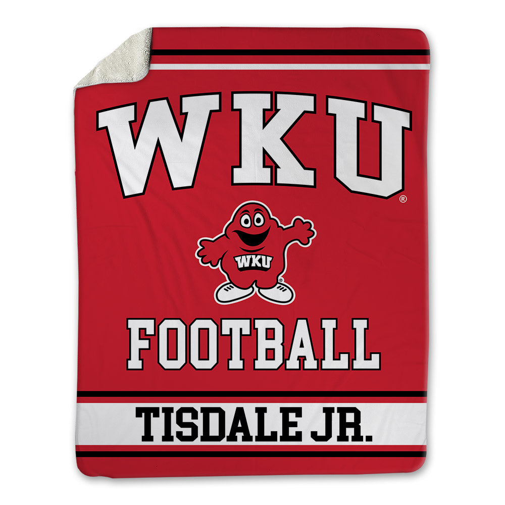 Western Kentucky - NCAA Football : Rodney Tisdale Jr. - Blanket-0
