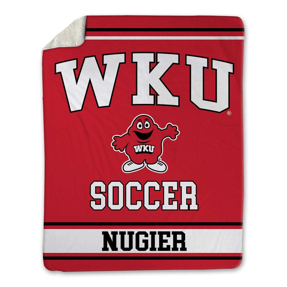 Western Kentucky - NCAA Women's Soccer : Alaina Nugier - Blanket-0
