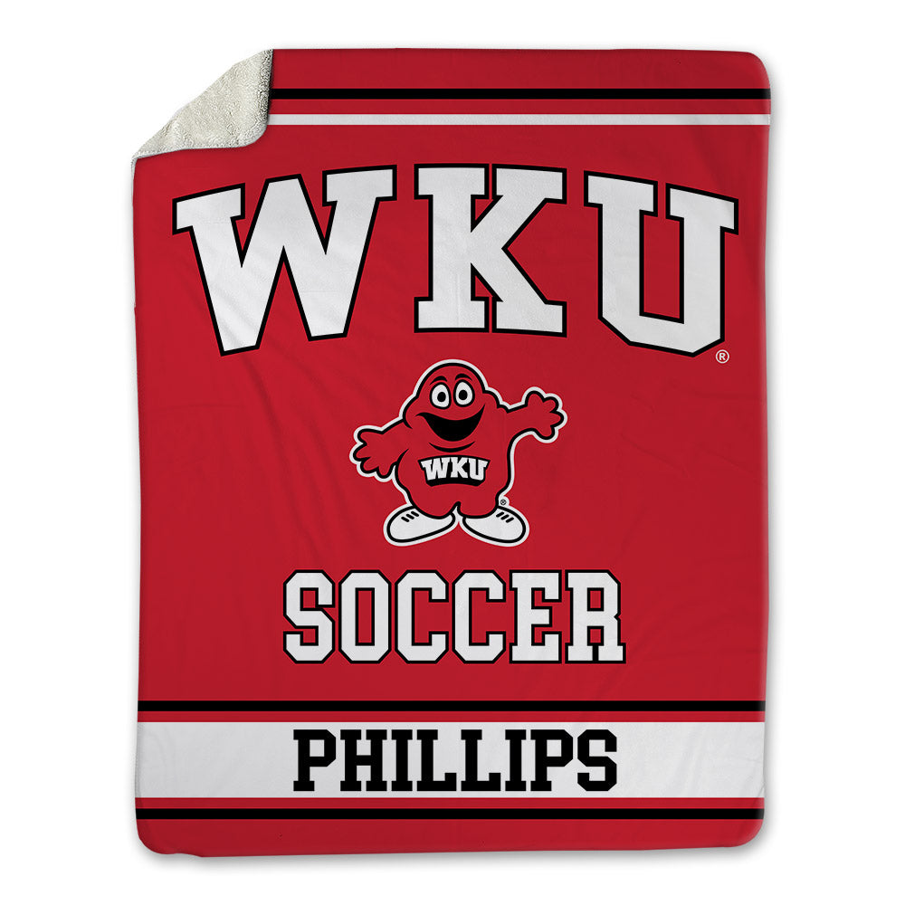 Western Kentucky - NCAA Women's Soccer : Jacey Phillips - Blanket-0