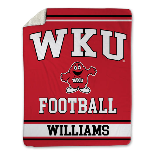 Western Kentucky - NCAA Football : Kelby Williams - Blanket-0