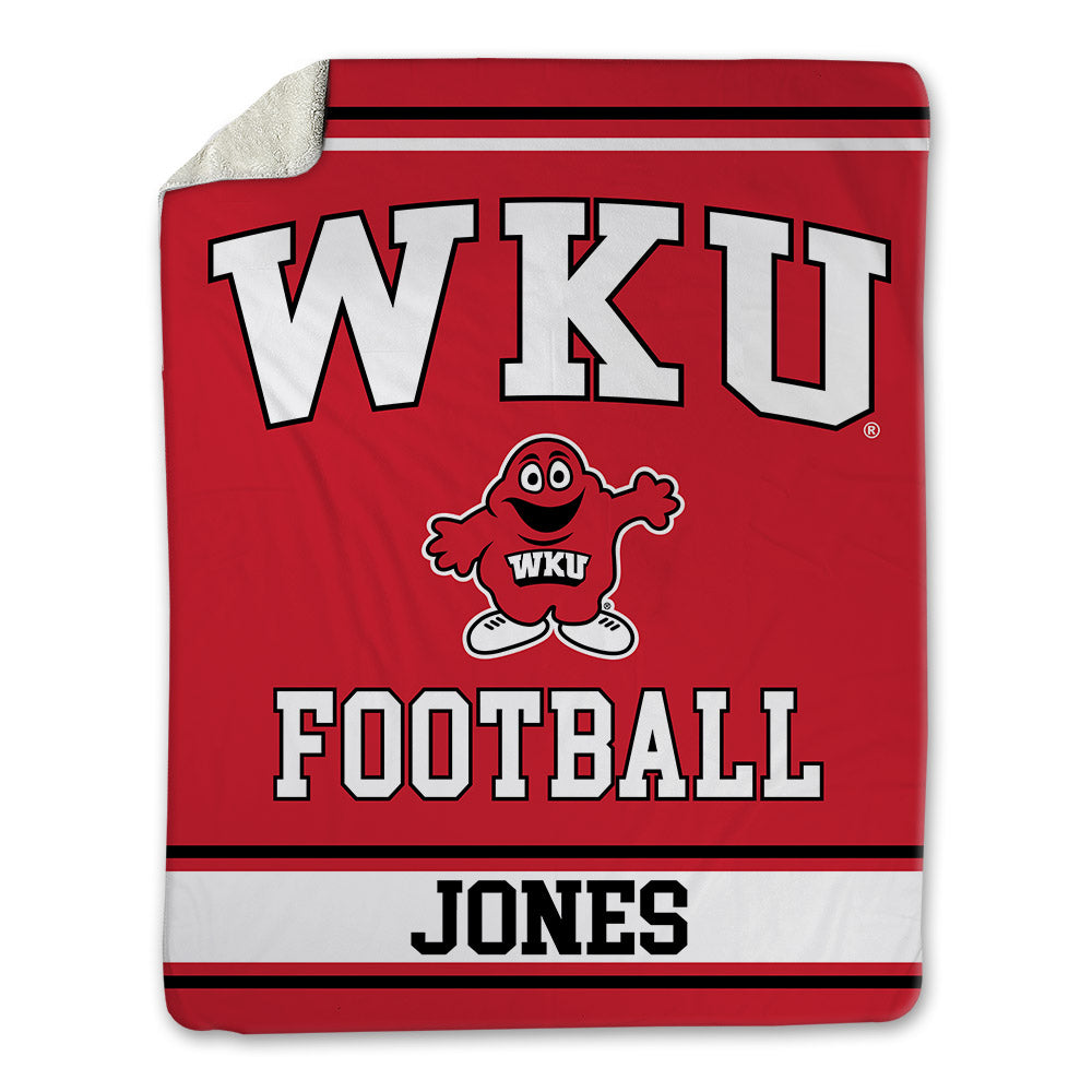 Western Kentucky - NCAA Football : Elin Jones - Blanket-0