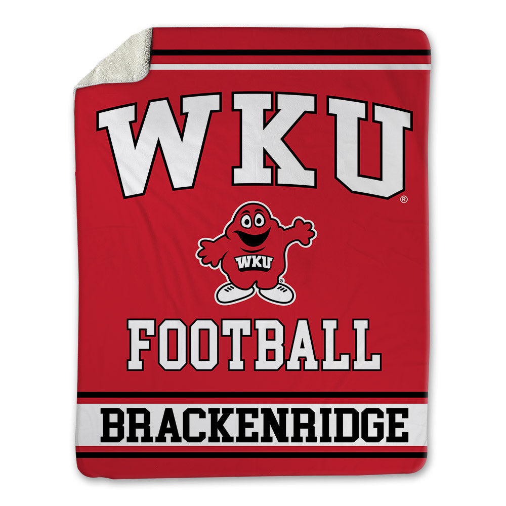 Western Kentucky - NCAA Football : Anthony Brackenridge - Blanket-0