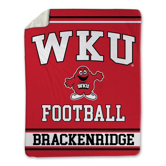 Western Kentucky - NCAA Football : Anthony Brackenridge - Blanket-0