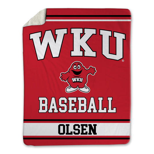 Western Kentucky - NCAA Baseball : Gage Olsen - Blanket-0