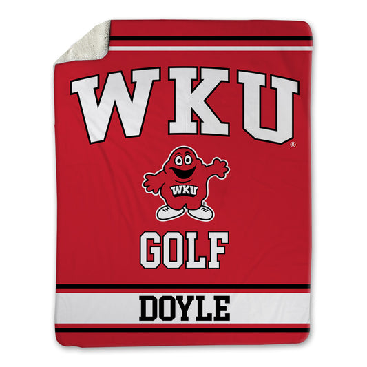 Western Kentucky - NCAA Men's Golf : Gage Doyle - Blanket-0