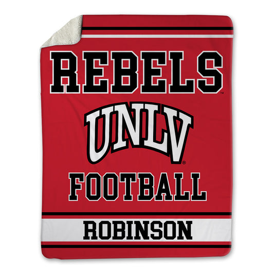 UNLV - NCAA Football : Ace Robinson - Blanket-0