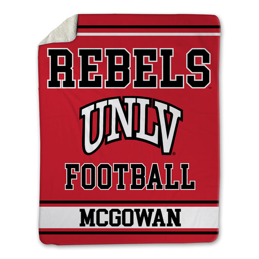 UNLV - NCAA Football : Malik McGowan - Blanket-0