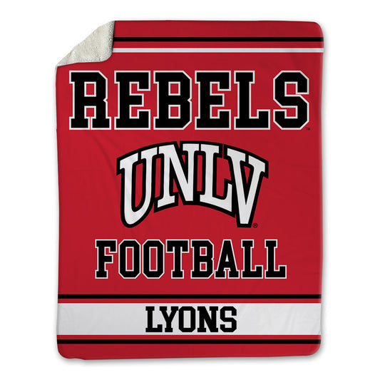 UNLV - NCAA Football : Taeshaun Lyons - Blanket-0
