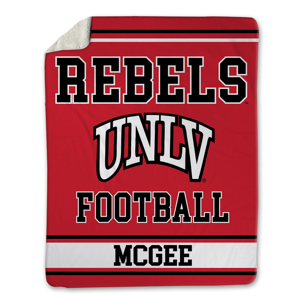 UNLV - NCAA Football : Kayden McGee - Blanket-0