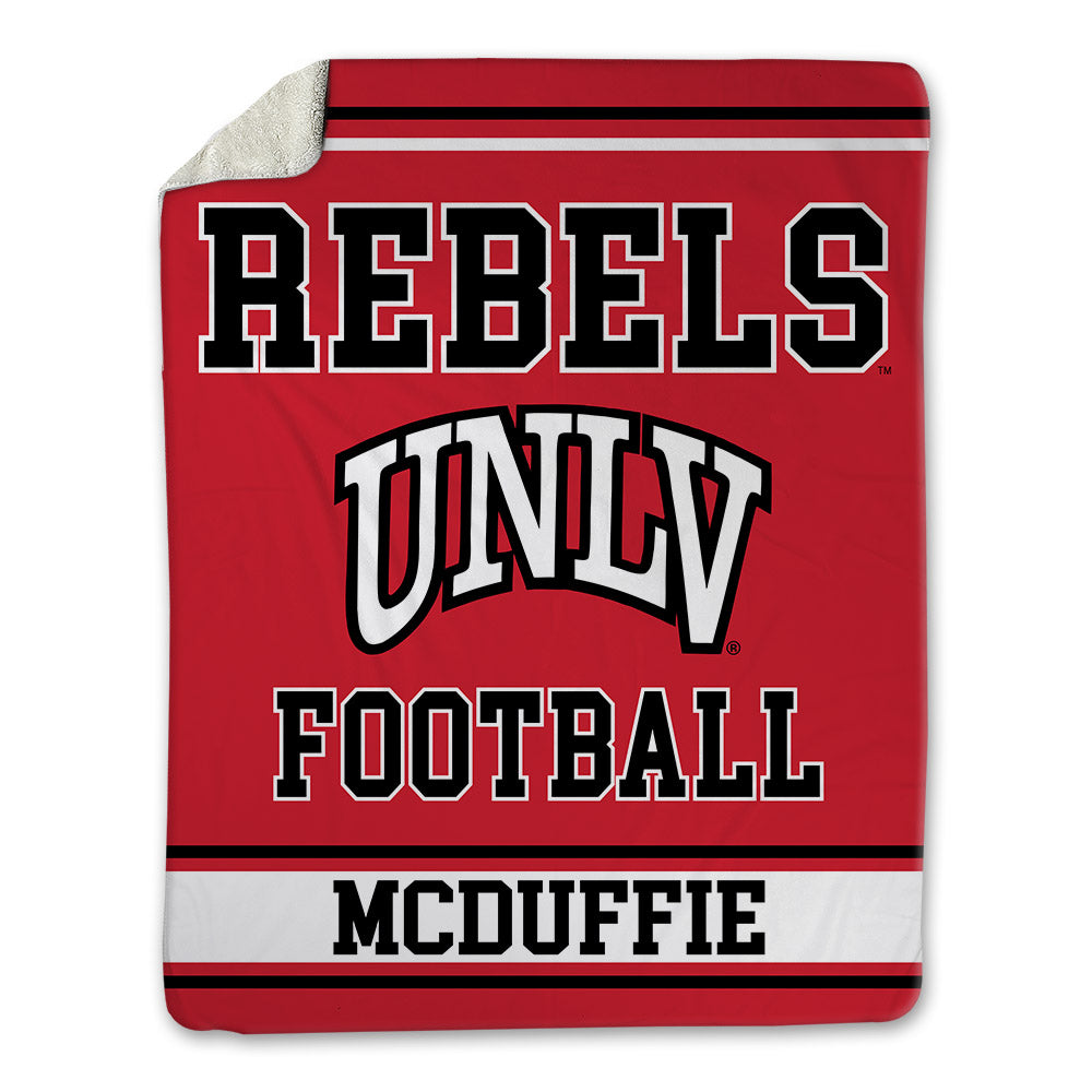 UNLV - NCAA Football : Marsel McDuffie - Blanket-0