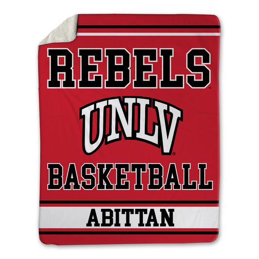 UNLV - NCAA Men's Basketball : Mason Abittan - Blanket-0