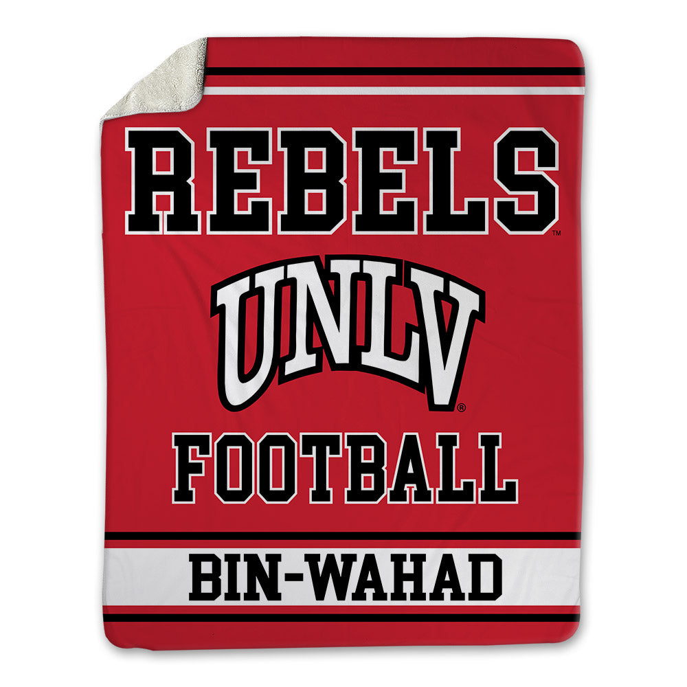 UNLV - NCAA Football : Mumu Bin-Wahad - Blanket-0