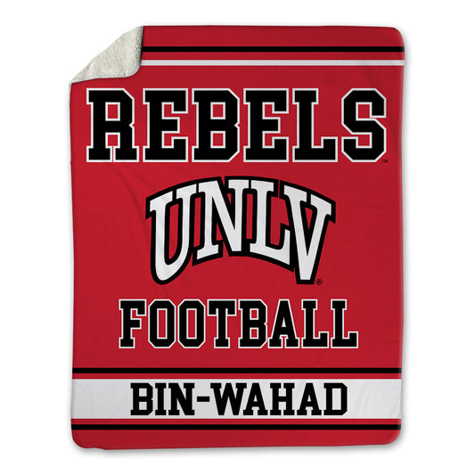 UNLV - NCAA Football : Mumu Bin-Wahad - Blanket-0