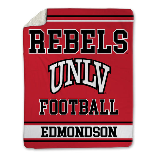 UNLV - NCAA Football : Bryce Edmondson - Blanket-0
