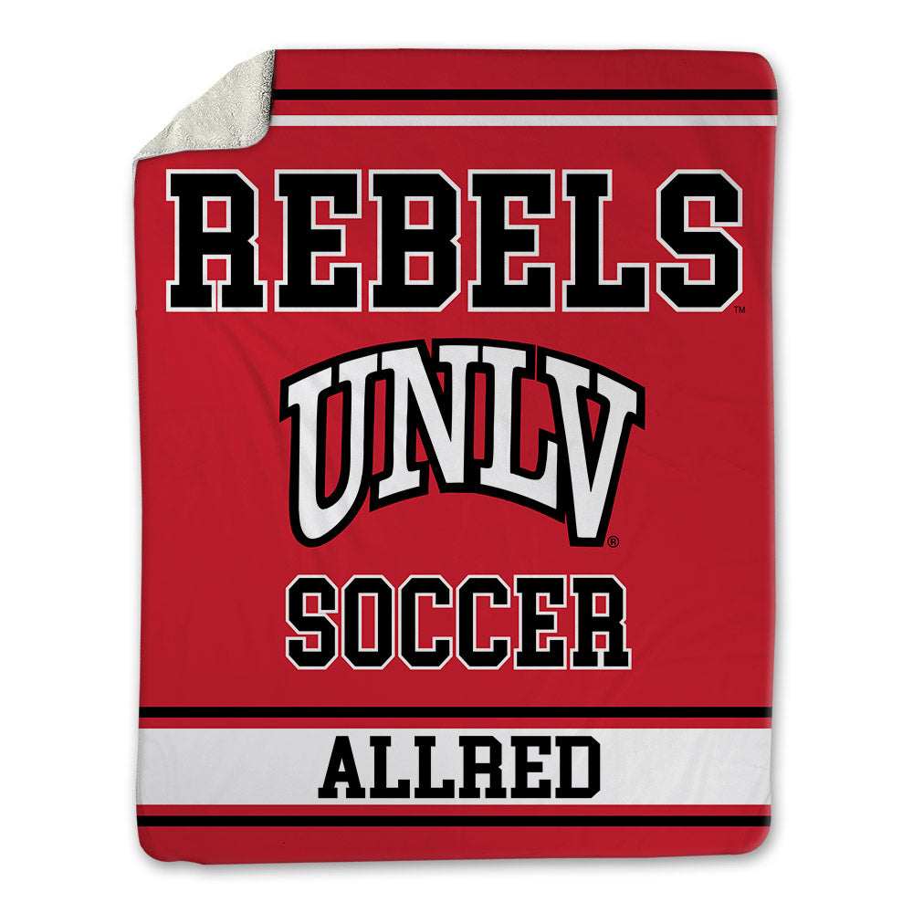 UNLV - NCAA Men's Soccer : Bryce Allred - Blanket-0