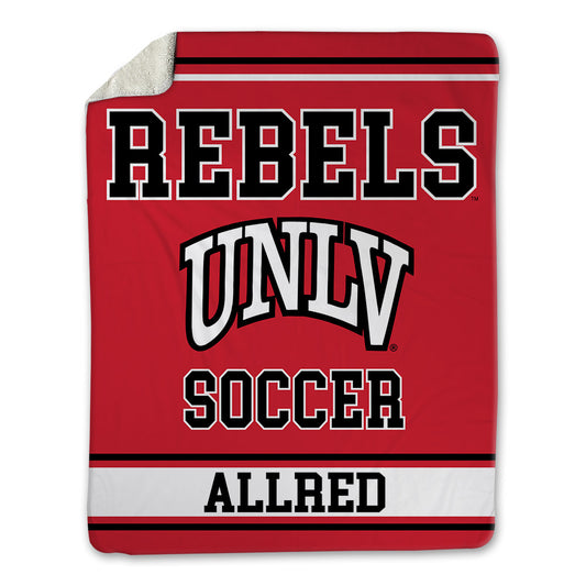 UNLV - NCAA Men's Soccer : Bryce Allred - Blanket-0