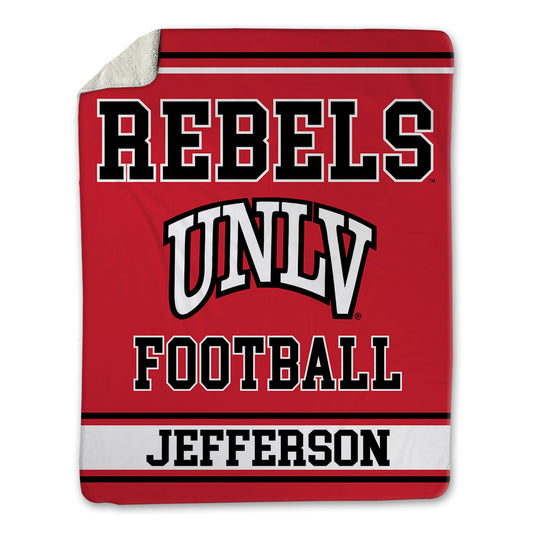UNLV - NCAA Football : Velltray Jefferson - Blanket-0