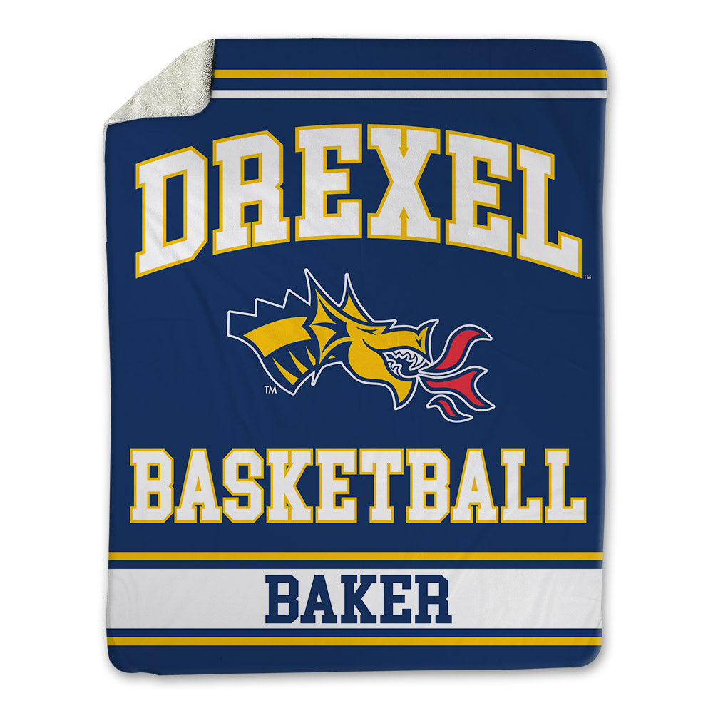 Drexel - NCAA Women's Basketball : Amaris Baker - Blanket-0