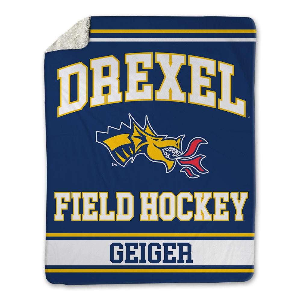 Drexel - NCAA Women's Field Hockey : halle geiger - Blanket-0