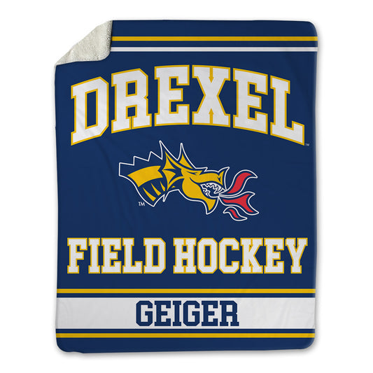 Drexel - NCAA Women's Field Hockey : halle geiger - Blanket-0