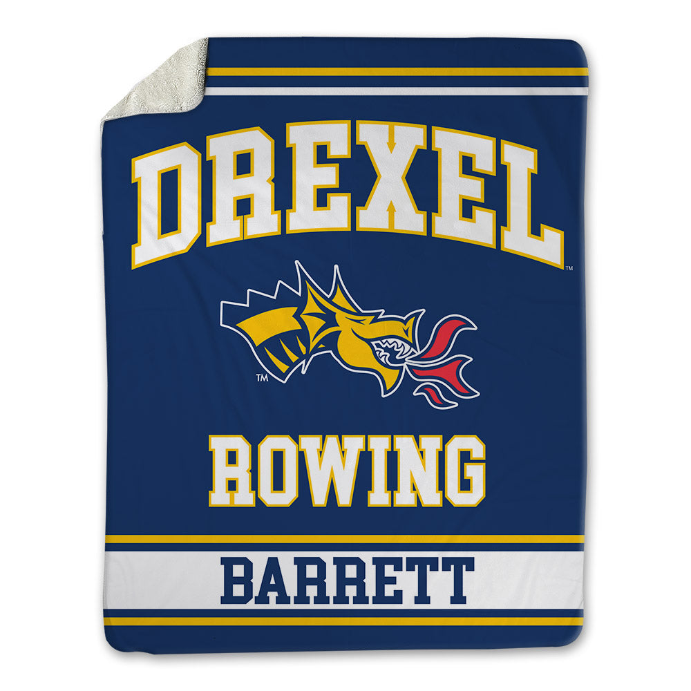 Drexel - NCAA Men's Rowing : James Barrett - Blanket-0