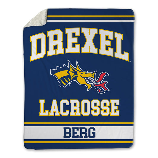 Drexel - NCAA Men's Lacrosse : Jack Berg - Blanket-0