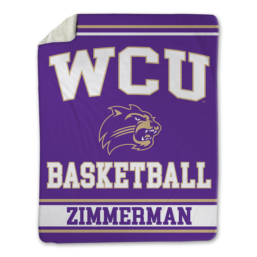 Western Carolina - NCAA Women's Basketball : Justice Zimmerman - Blanket-0