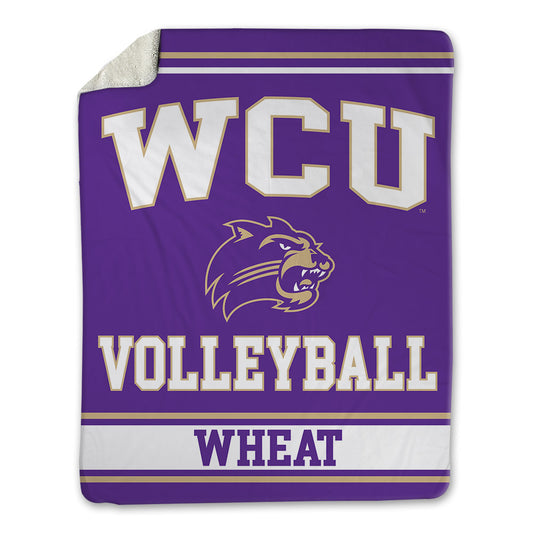 Western Carolina - NCAA Women's Volleyball : Danielle Wheat - Blanket-0