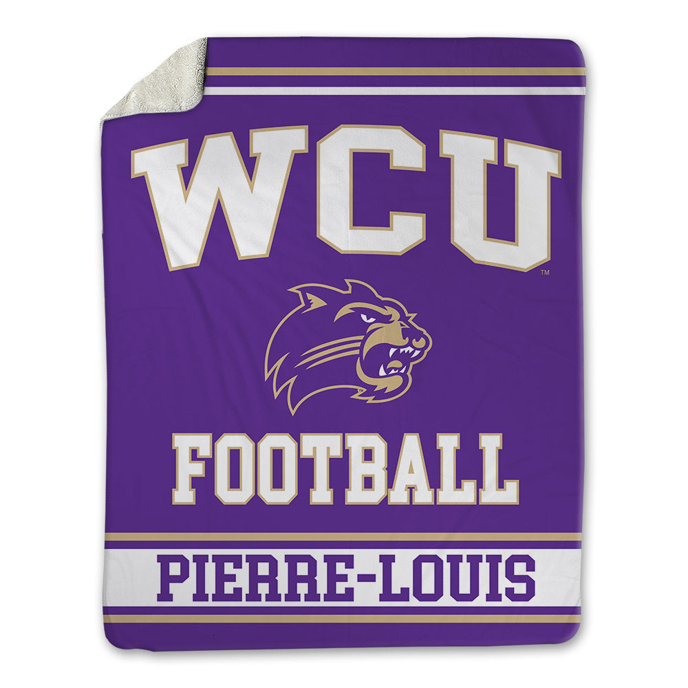 Western Carolina - NCAA Football : Jhamari Pierre-Louis - Blanket-0