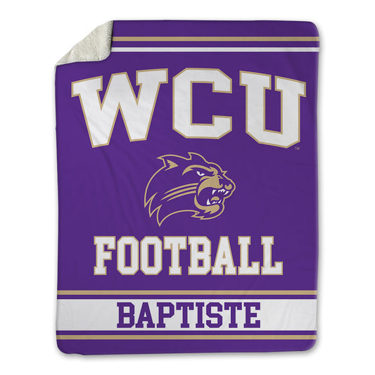 Western Carolina - NCAA Football : vanier Baptiste - Blanket-0