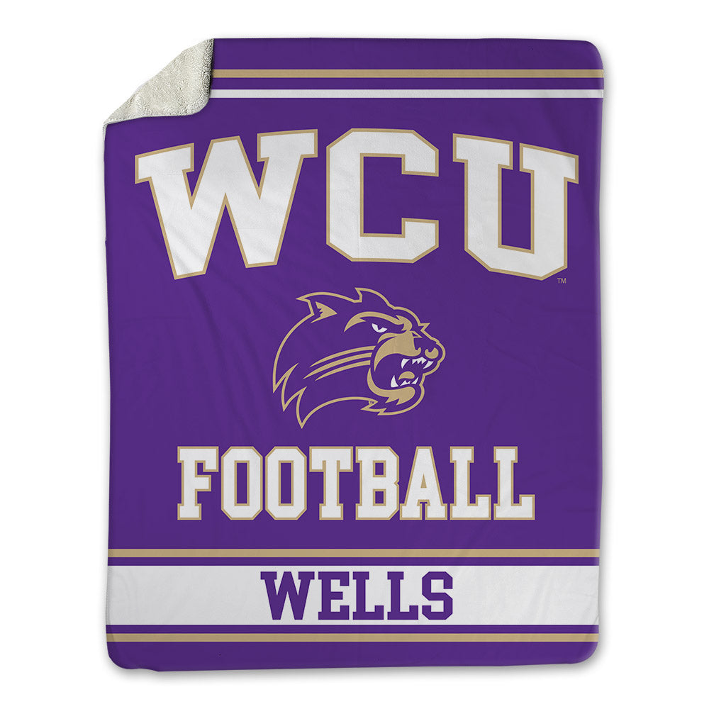 Western Carolina - NCAA Football : Zayveon Wells - Blanket-0