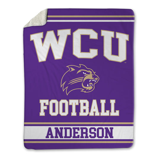 Western Carolina - NCAA Football : Armond Anderson - Blanket-0