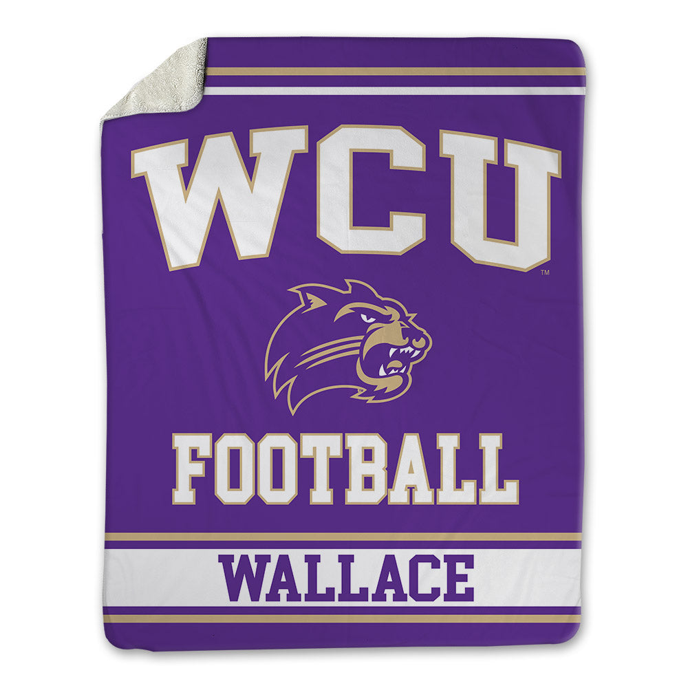 Western Carolina - NCAA Football : Justin Wallace - Blanket-0
