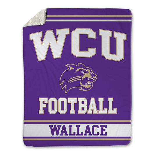 Western Carolina - NCAA Football : Justin Wallace - Blanket-0