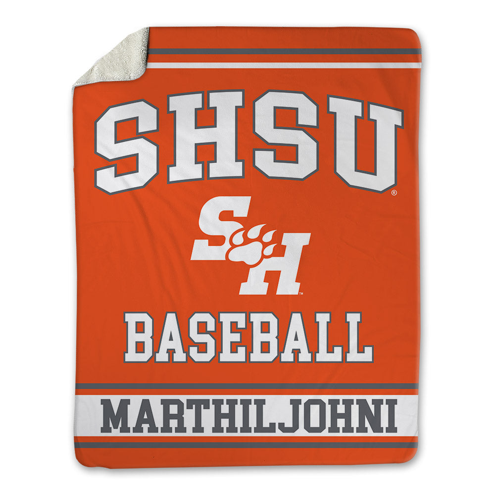 SHSU - NCAA Baseball : Cole Marthiljohni - Blanket-0