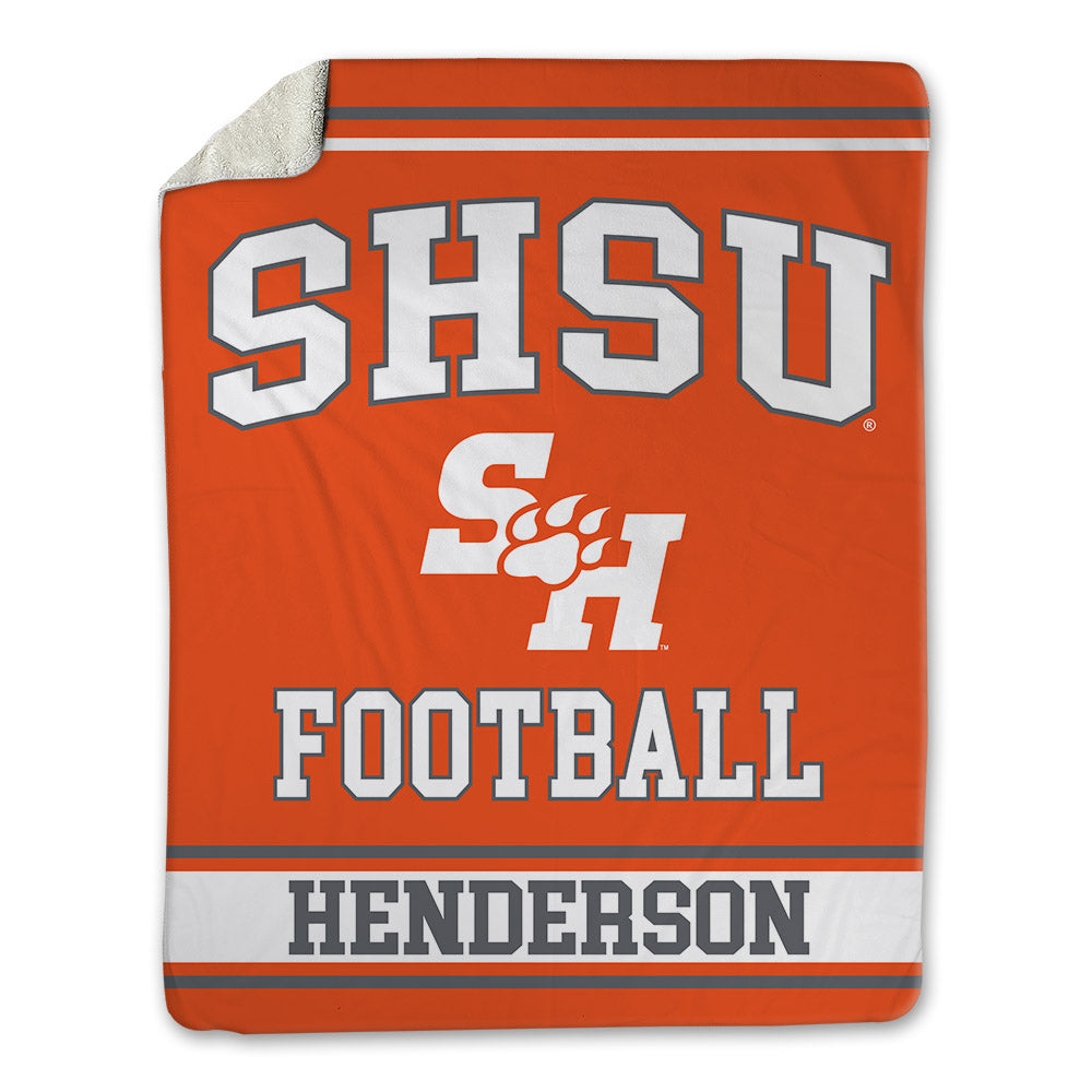 SHSU - NCAA Football : Octavius Henderson - Blanket-0