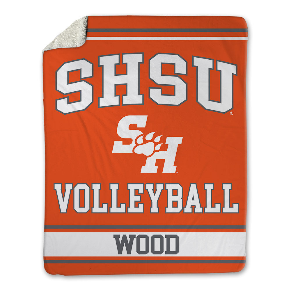 SHSU - NCAA Women's Volleyball : Bella Wood - Blanket-0