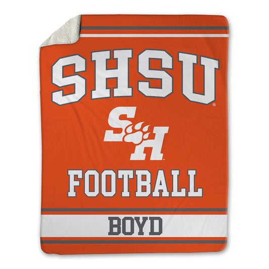 SHSU - NCAA Football : Shefon Boyd - Blanket-0