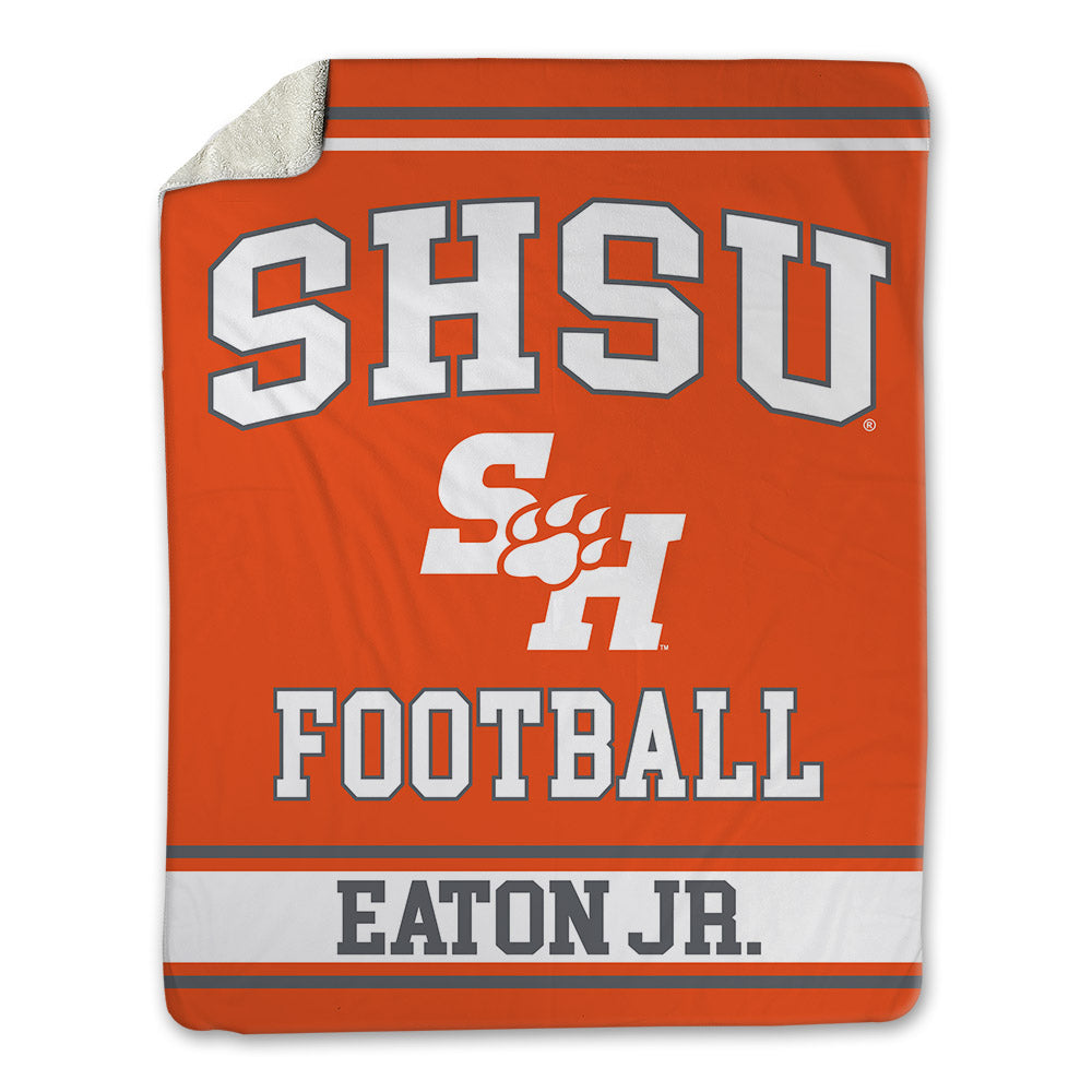 SHSU - NCAA Football : Christopher Eaton Jr. - Blanket-0
