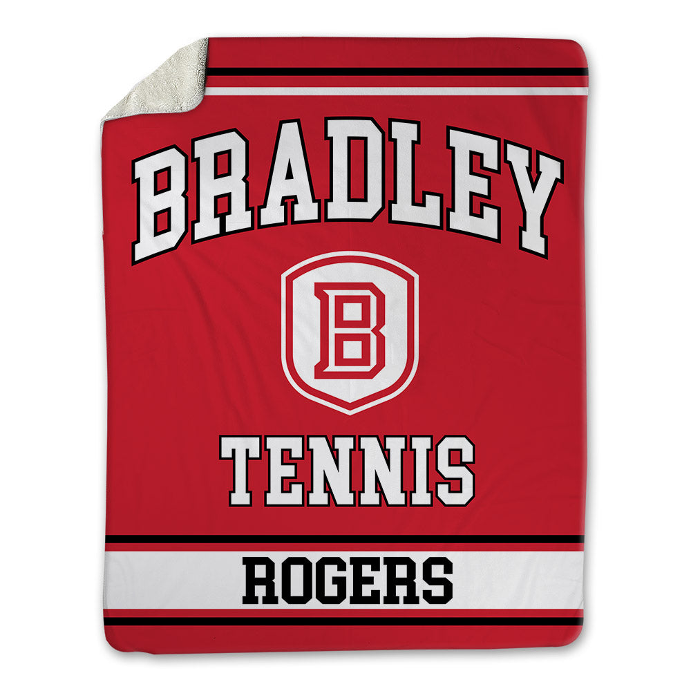 Bradley - NCAA Women's Tennis : Madi Rogers - Blanket-0