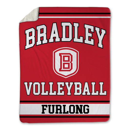 Bradley - NCAA Women's Volleyball : Gracie Furlong - Blanket-0