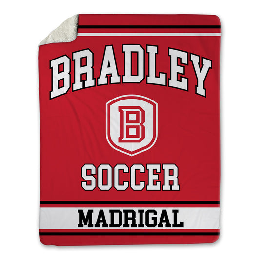 Bradley - NCAA Men's Soccer : Emilio Madrigal - Blanket-0