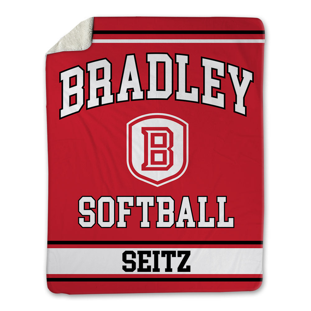 Bradley - NCAA Softball : Brynna Seitz - Blanket-0