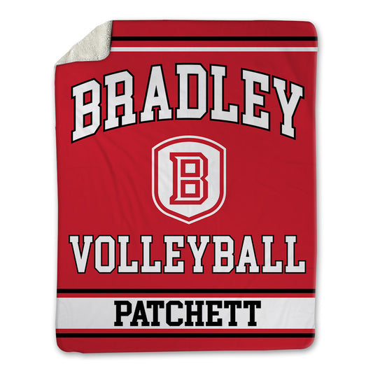 Bradley - NCAA Women's Volleyball : Ava Patchett - Blanket-0