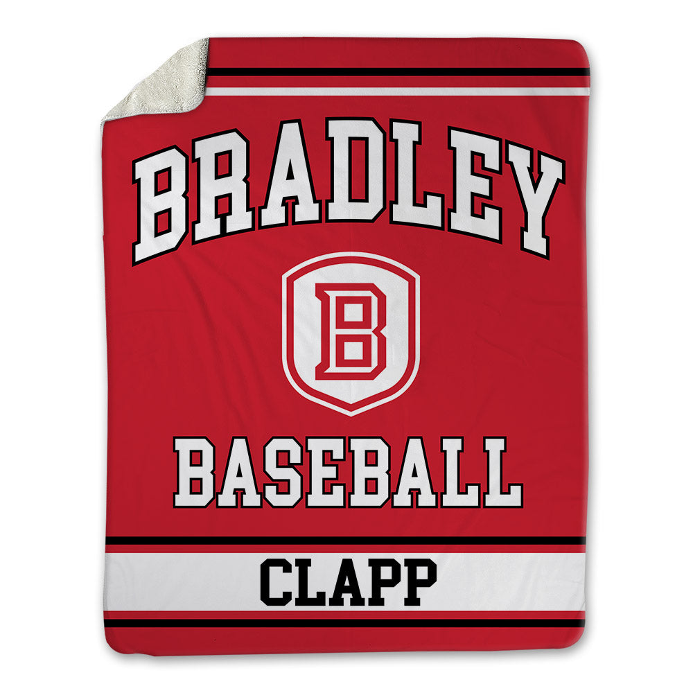 Bradley - NCAA Baseball : Reece Clapp - Blanket-0