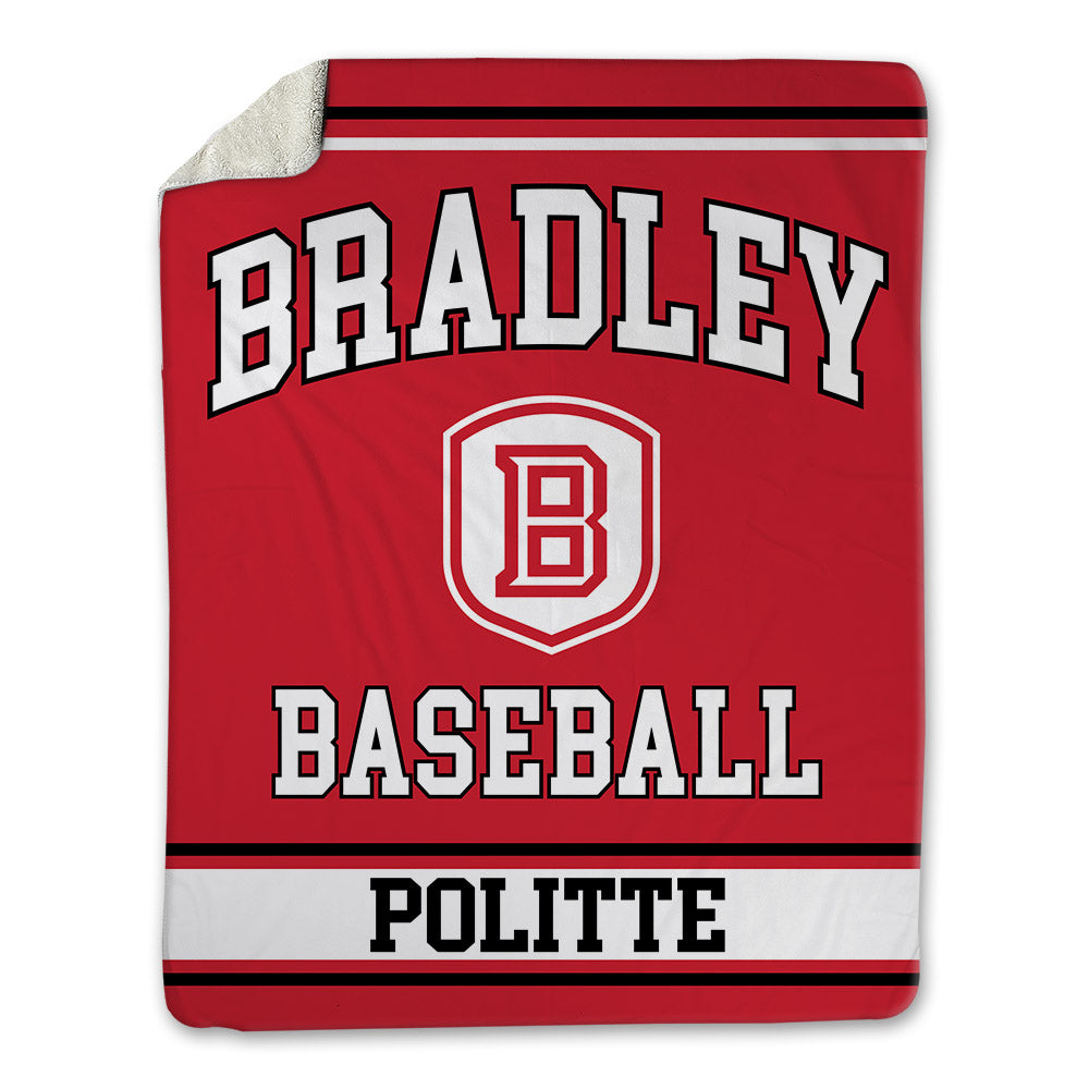 Bradley - NCAA Baseball : Drew Politte - Blanket-0