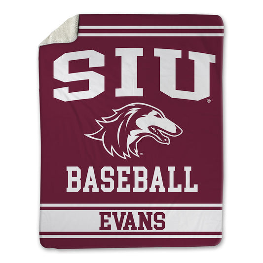 SIU Carbondale - NCAA Baseball : Andrew Evans - Blanket-0