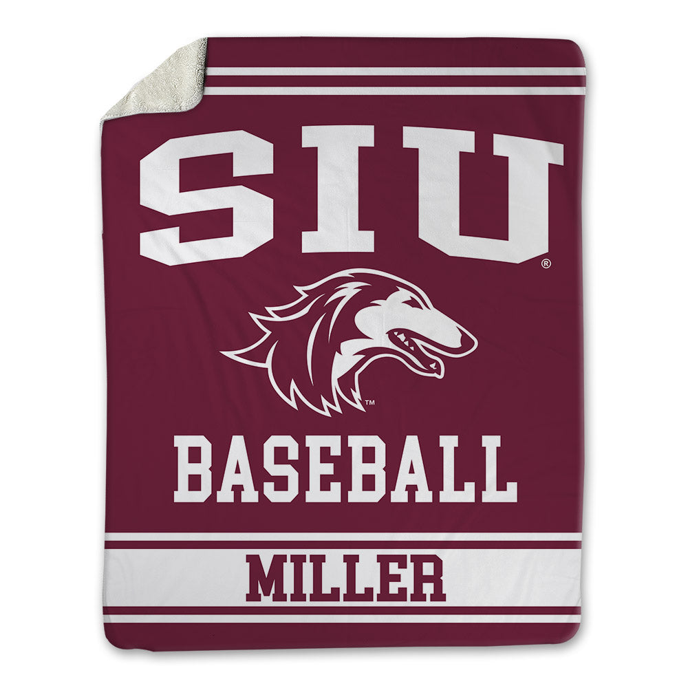 SIU Carbondale - NCAA Baseball : Charlie Miller - Blanket-0