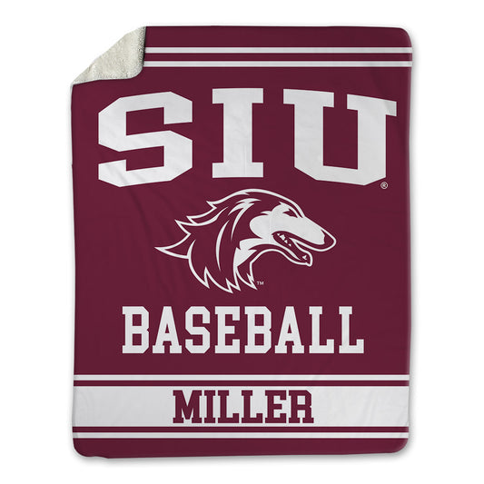 SIU Carbondale - NCAA Baseball : Charlie Miller - Blanket-0